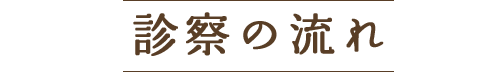 診察の流れ