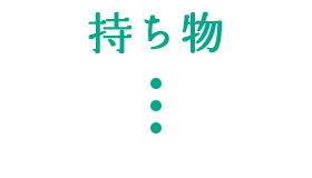 持ち物